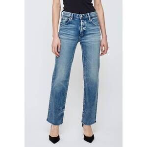 NEW MOUSSY vintage williamsville straight leg denim jean in blue